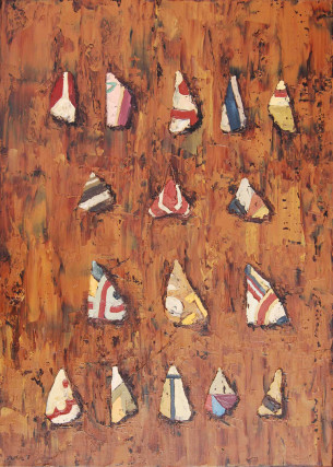 óleo sobre tela 
70 x 50 cm.